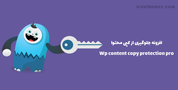 افزونه جلوگیری از کپی محتوا | Wp content copy protection pro