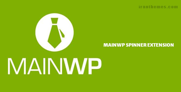 افزونه وردپرس MAINWP SPINNER EXTENSION