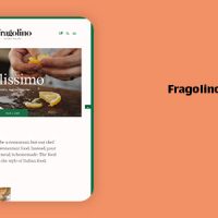 قالب Fragolino وردپرس – صفحه شخصی رستوران